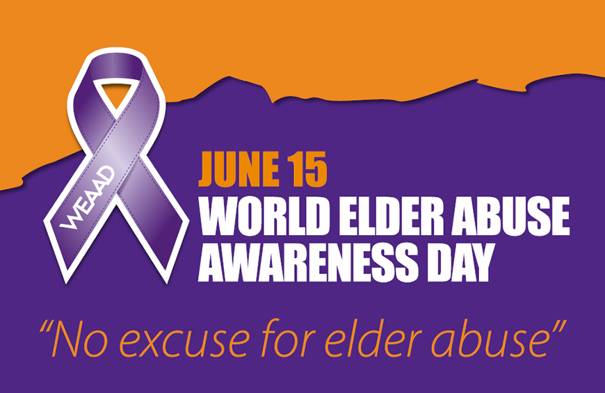 World Elder Abuse Awareness Day banner