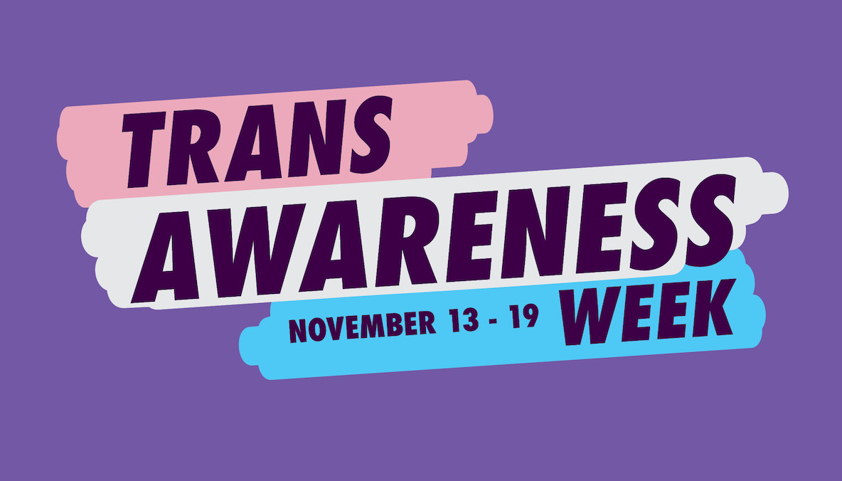 Advertising banner for trans awareness