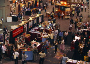 Library conference exhibitor hall