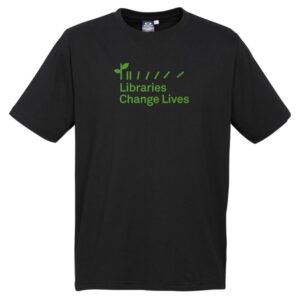 Libraries Change Lives t-shirt - Sustainability edition